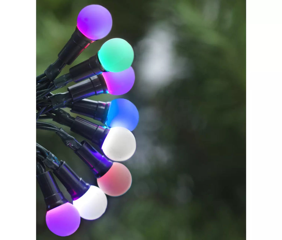 Habitat 160 Multicoloured Berry LED Christmas Lights Decoration - 14m