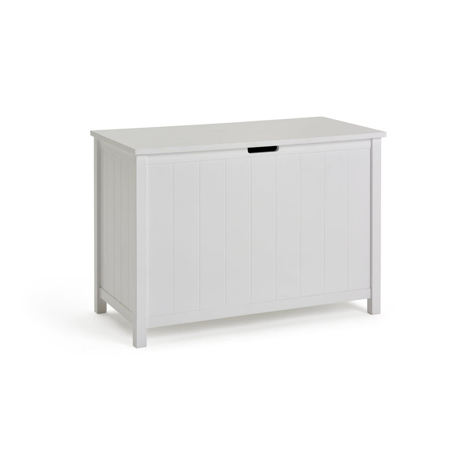 Home T&G 120 Litre Wooden Laundry Bench - White