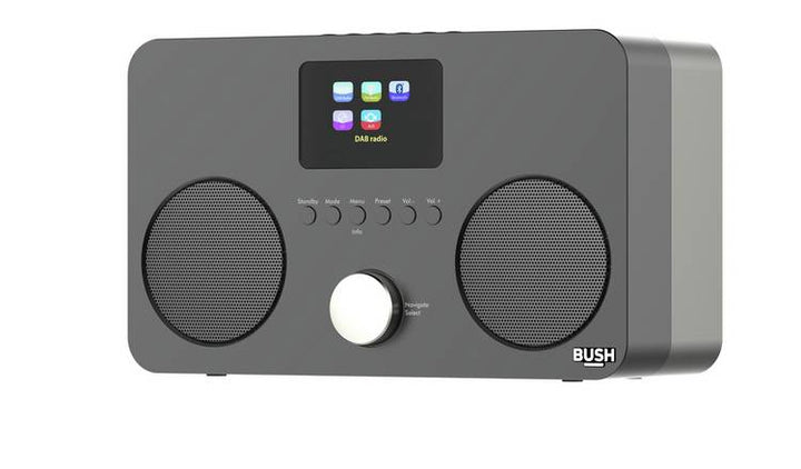 Bush All-In-One DAB Bluetooth CD Micro System With Remote Control - Black