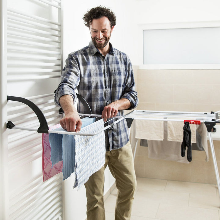 Vileda Premium 2 In 1 Indoor Table Airer & Detachable Wing