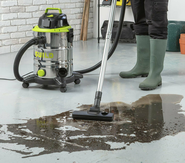 Guild 30L Wet & Dry Canister Vacuum Cleaner With Power Take Off - 1500W