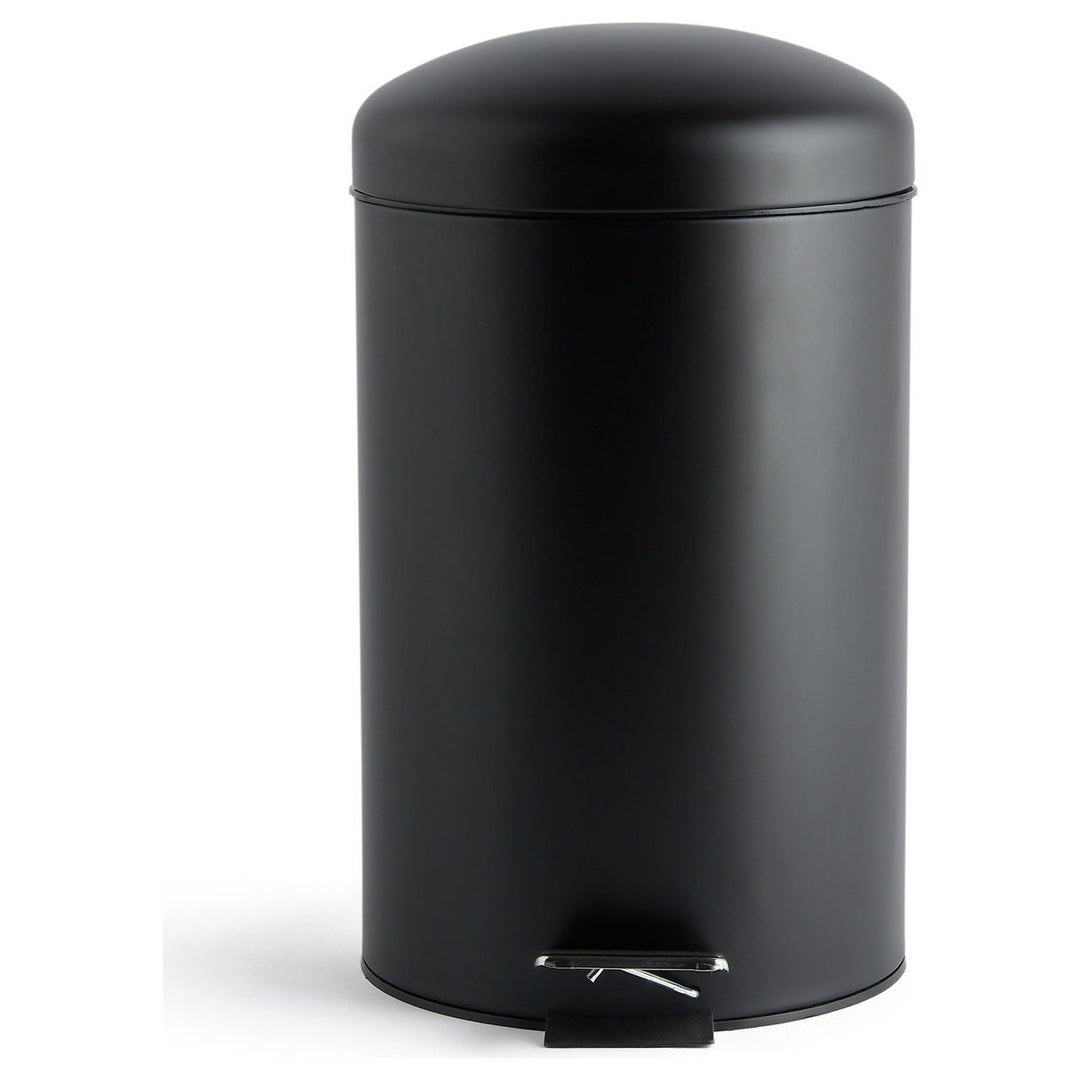 Habitat 12 litre Domed Pedal Bin - Black