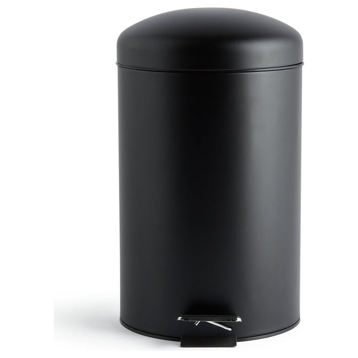 Habitat 12 litre Domed Pedal Bin - Black
