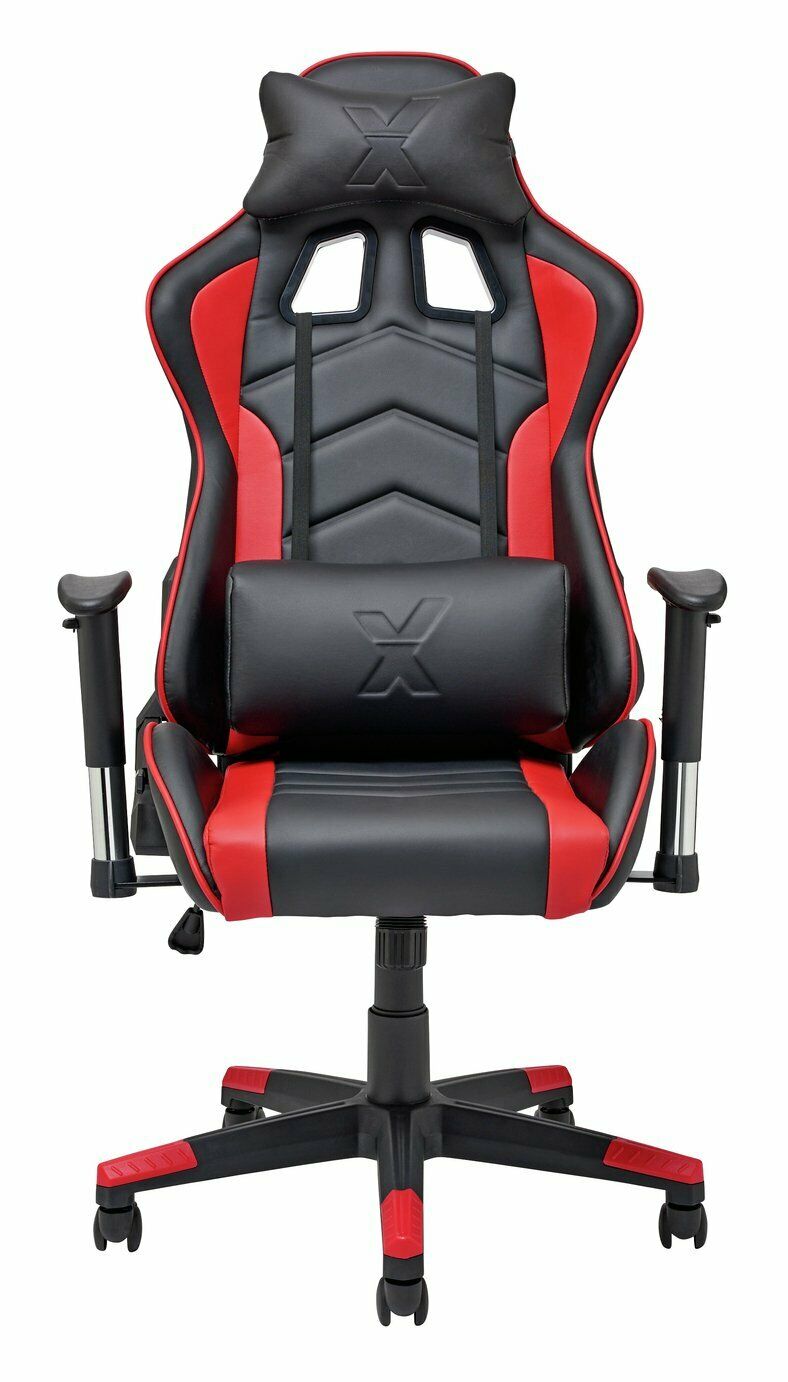 X-Rocker Alpha eSports Ergonomic Office Gaming Chair Black Red