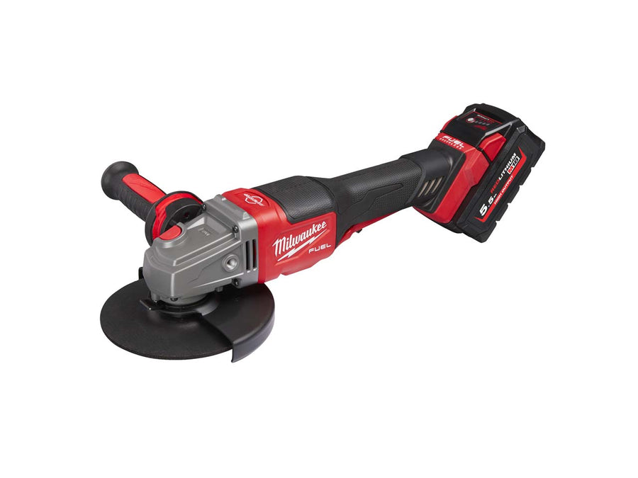 Milwaukee M18FHSAG125XPDB-552X Fuel 125mm Braking Angle Grinder