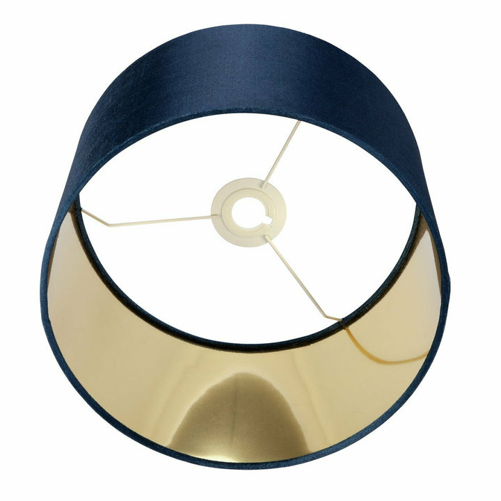 Home Velvet Drum Shade - Navy