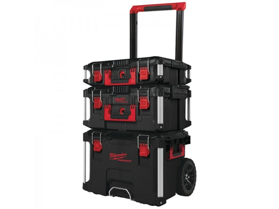 Milwaukee 3pc Packout Storage System Set With Trolley