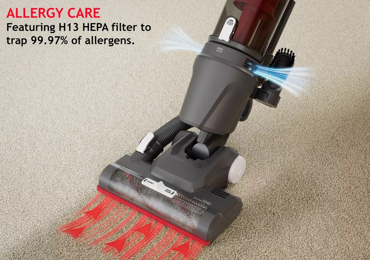 Hoover Upright 300 Corded Bagless Vacuum Cleaner - HU300RHM