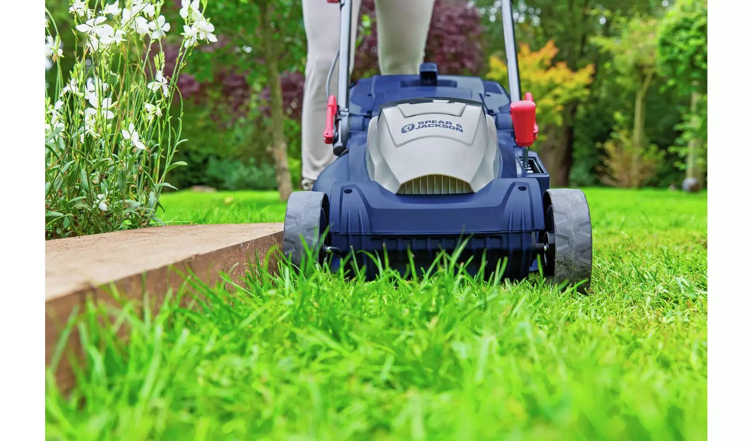 Spear & jackson 37cm corded rotary lawnmower deals