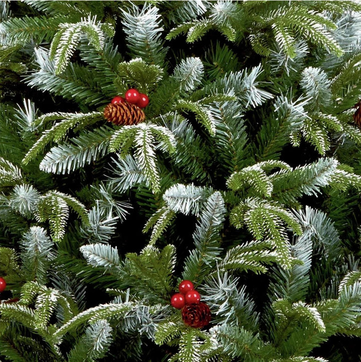 Premier Decorations 6ft Frosted Spruce Christmas Tree - Green