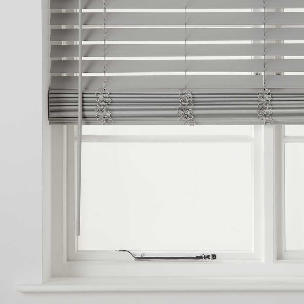 Home 3ft Faux Wood Venetian Blind - Dove Grey