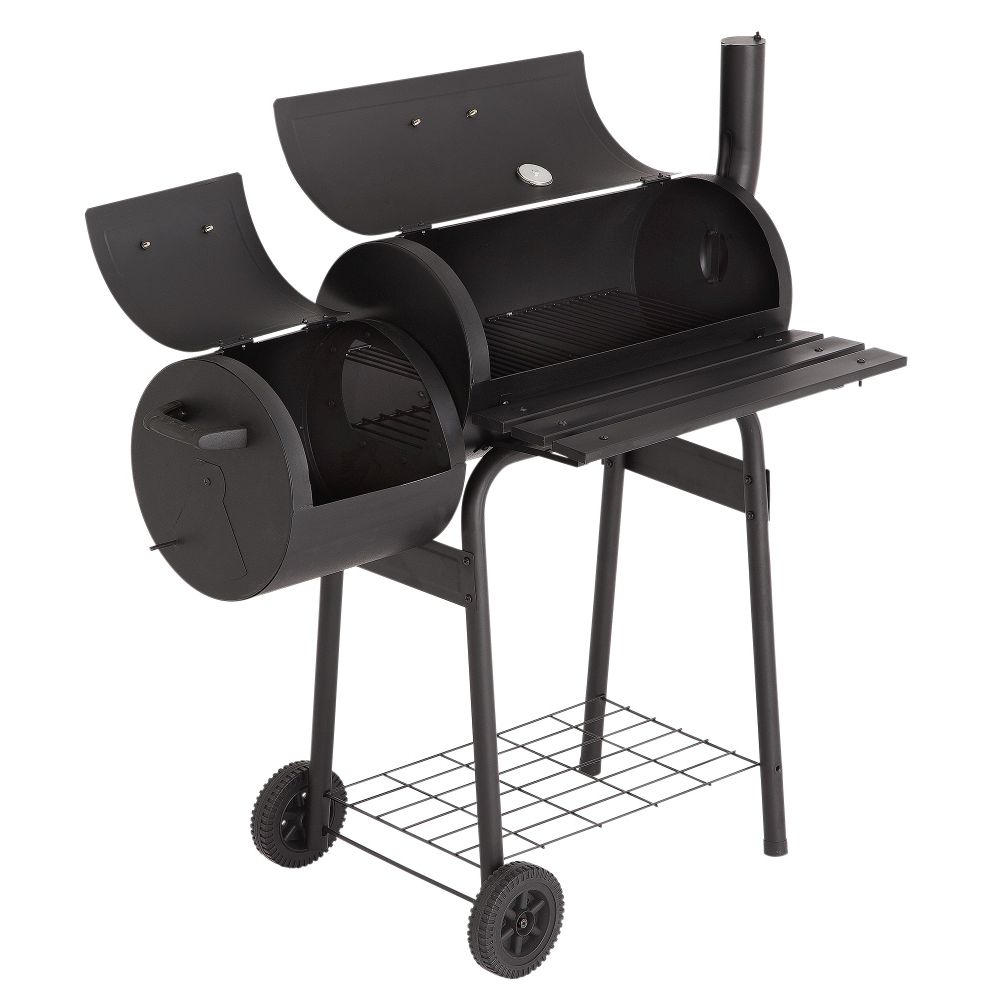 Home American Smoker Charcoal BBQ - Black