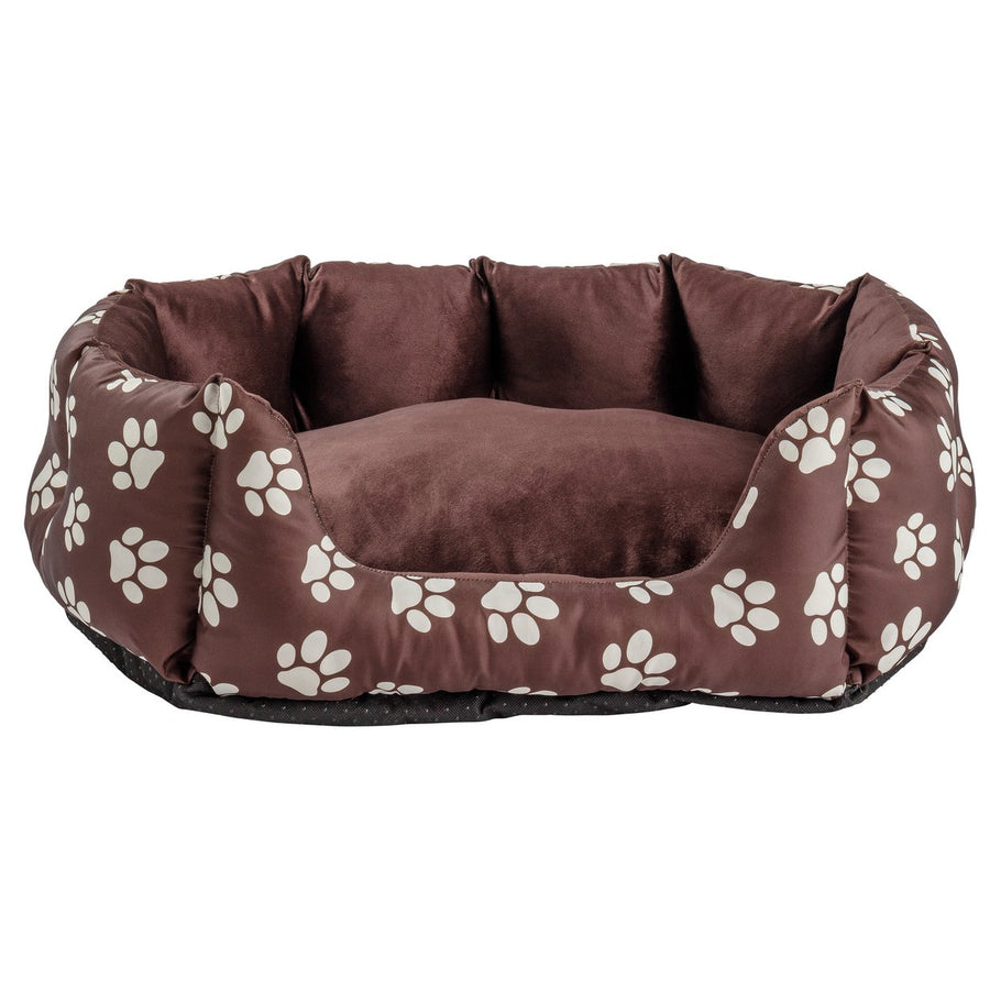 Home Oval Paw Print Pet Bed - Medium