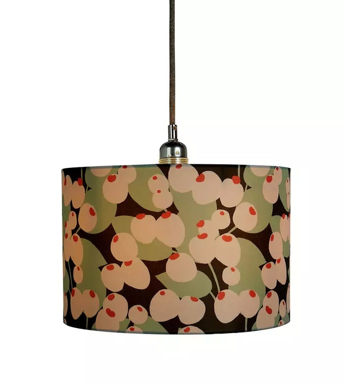 Habitat Cruz Scandi Printed 30cm Drum Shade